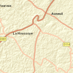 Auneuil Street Map