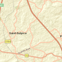 Ponchon Street Map
