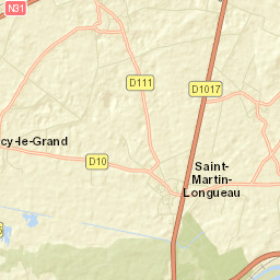 Saint-Martin-Longueau Street Map