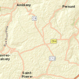 Ambleny Street Map