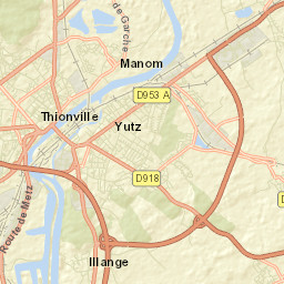 Illange Street Map