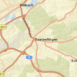 Saarwellingen Street Map
