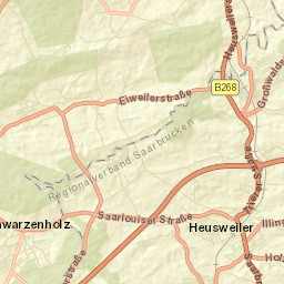 Heusweiler Street Map