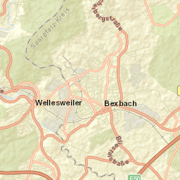 Bexbach Street Map