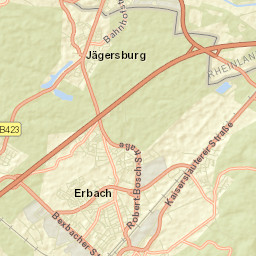 Homburg Street Map