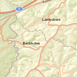 Bechhofen Street Map
