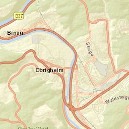 Obrigheim Street Map