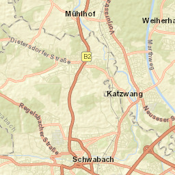 Schwabach Street Map