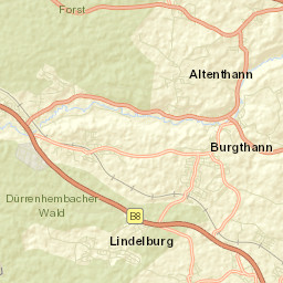 Burgthann Street Map