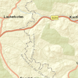 Kastl Street Map