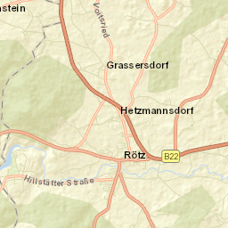 Rötz Street Map
