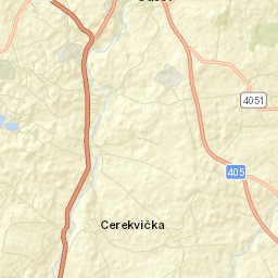 Okres Jihlava Street Map