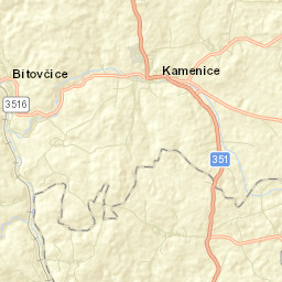 Kamenice Street Map