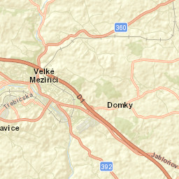 Velké Meziříčí Street Map