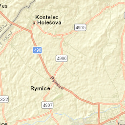 Okres Kroměříž Street Map