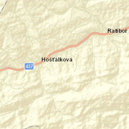 Ratiboř Street Map