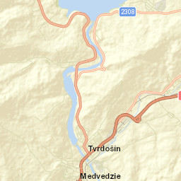 Tvrdošín Street Map