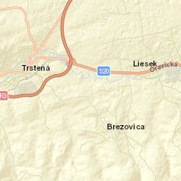 Trstená Street Map