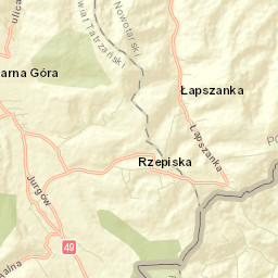 Czarna Góra Street Map