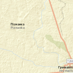 Hrymayliv Street Map