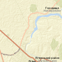 Lityns’kyy Rayon Street Map