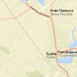 Nova Pryluka Street Map