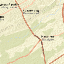 Krasnohrad Street Map