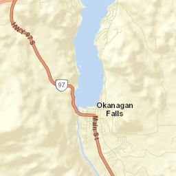 Okanagan Falls Street Map