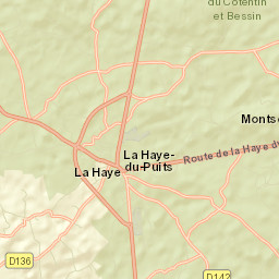 La Haye-du-Puits Street Map