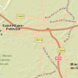 Saint-Hilaire-Petitville Street Map