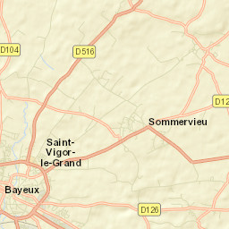 Saint-Vigor-le-Grand Street Map