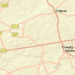 Creully Street Map