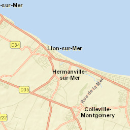 Hermanville-sur-Mer Street Map