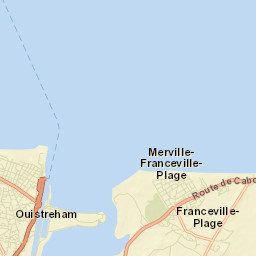 Merville-Franceville-Plage Street Map