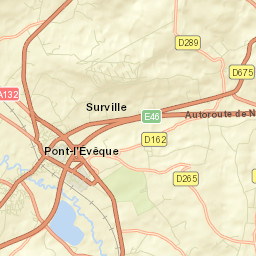 Pont-l’Évêque Street Map