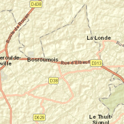 Saint-Ouen-du-Tilleul Street Map