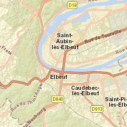 Saint-Pierre-lès-Elbeuf Street Map