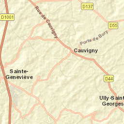 Ully-Saint-Georges Street Map