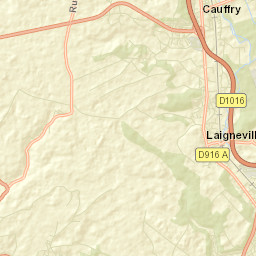 Laigneville Street Map
