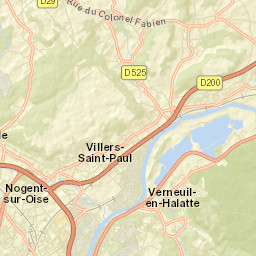 Brenouille Street Map