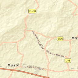 Muizon Street Map