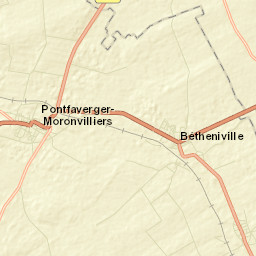 Pontfaverger-Moronvilliers Street Map