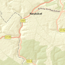 Neufchef Street Map