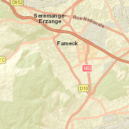 Gandrange Street Map