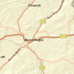 Bouzonville Street Map