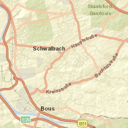 Ensdorf Street Map