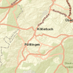 Püttlingen Street Map