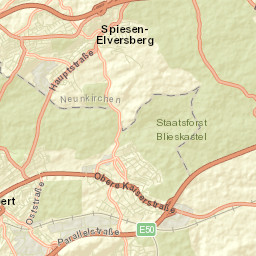 Spiesen-Elversberg Street Map