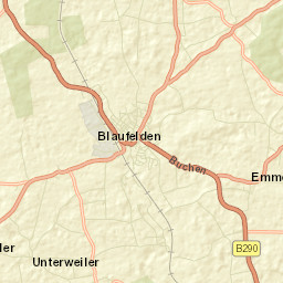 Blaufelden Street Map