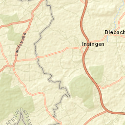 Diebach Street Map